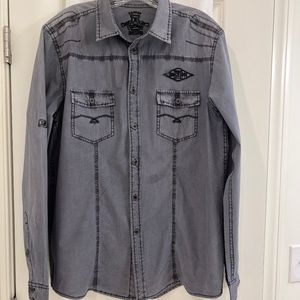 XIOS New York Men's Long Sleeve Shirt--Size X-Large